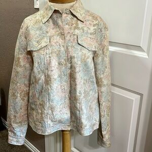 Coldwater Creek Linen Blend Jacket